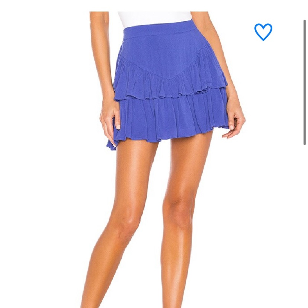 Superdown Becky ruffle tier skirt
